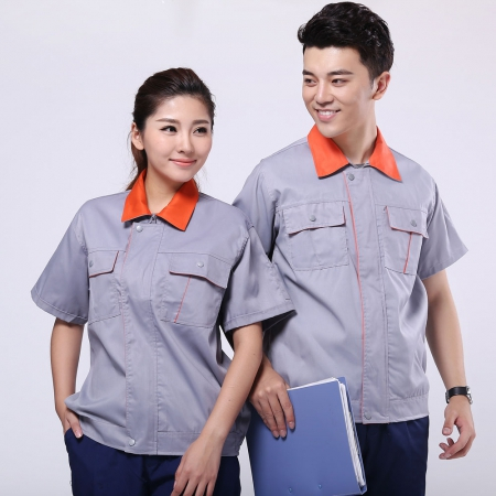 員工夏裝工作服活力時(shí)尚款