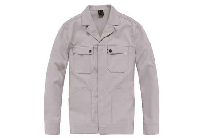 淺駝長(zhǎng)袖防靜電工作服裝